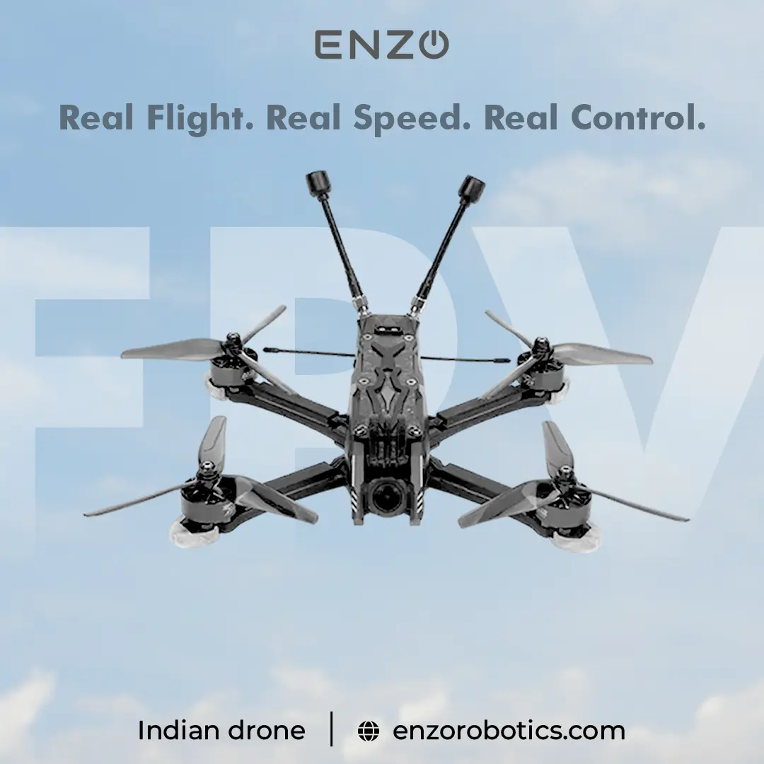 Enzo FPV Drone in Flight